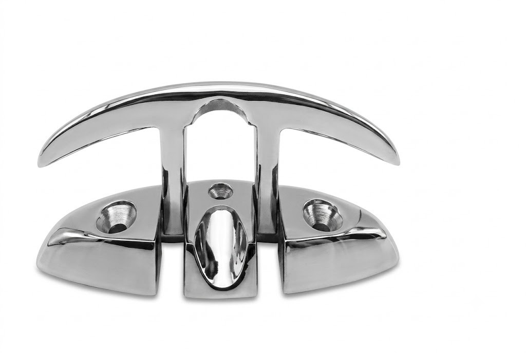SS FOLDING CLEAT 8 INCH 316
