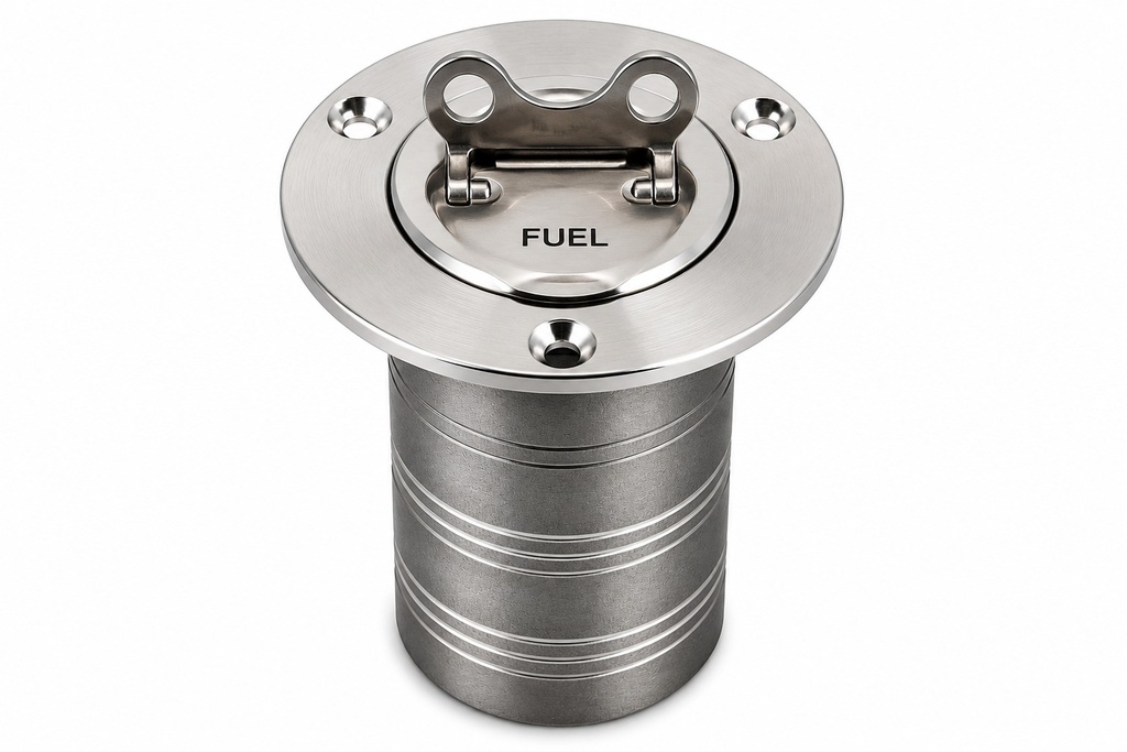 SS DECK FILLER WITH KEY FUEL 38 MM 316