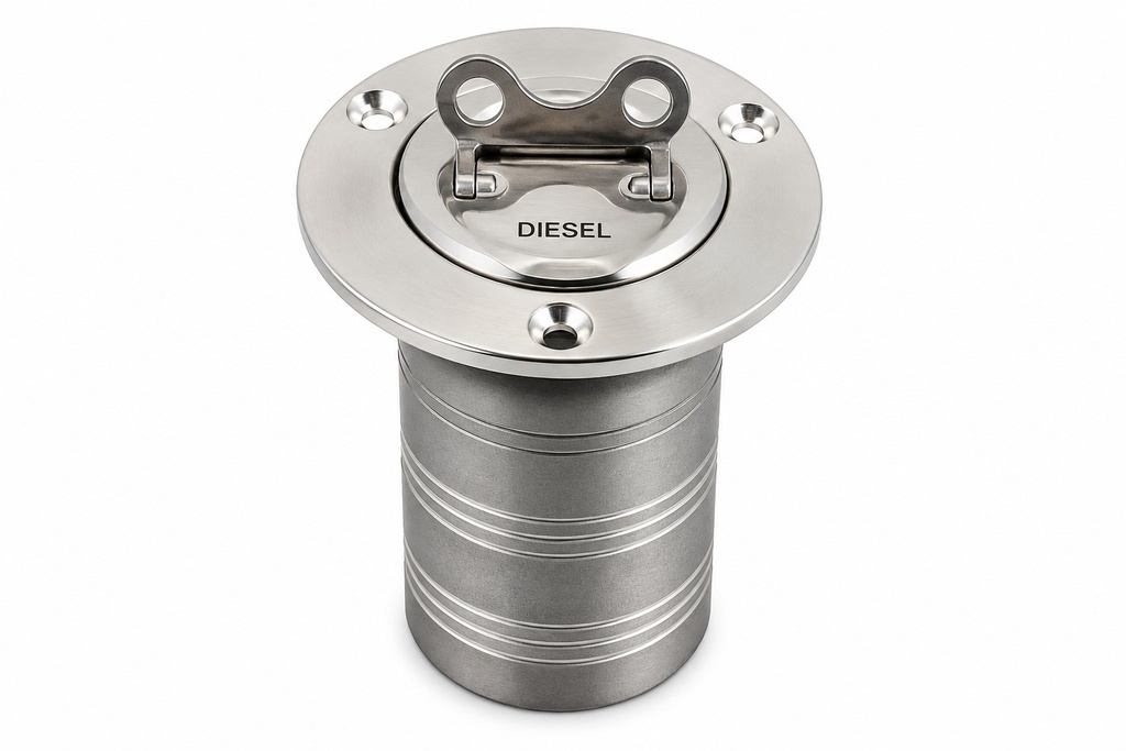 SS DECK FILLER WITH KEY DIESEL 38 MM 316