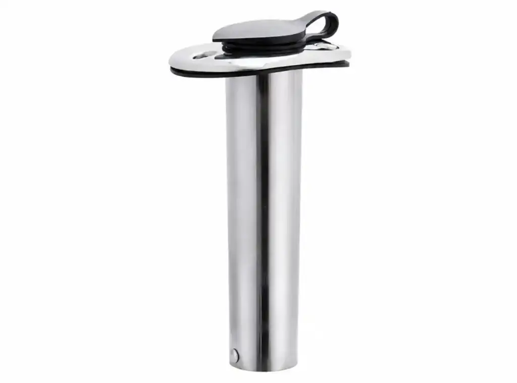 SS HEAVY FLUSH MOUNT ROD HOLDER 30 DEG 316