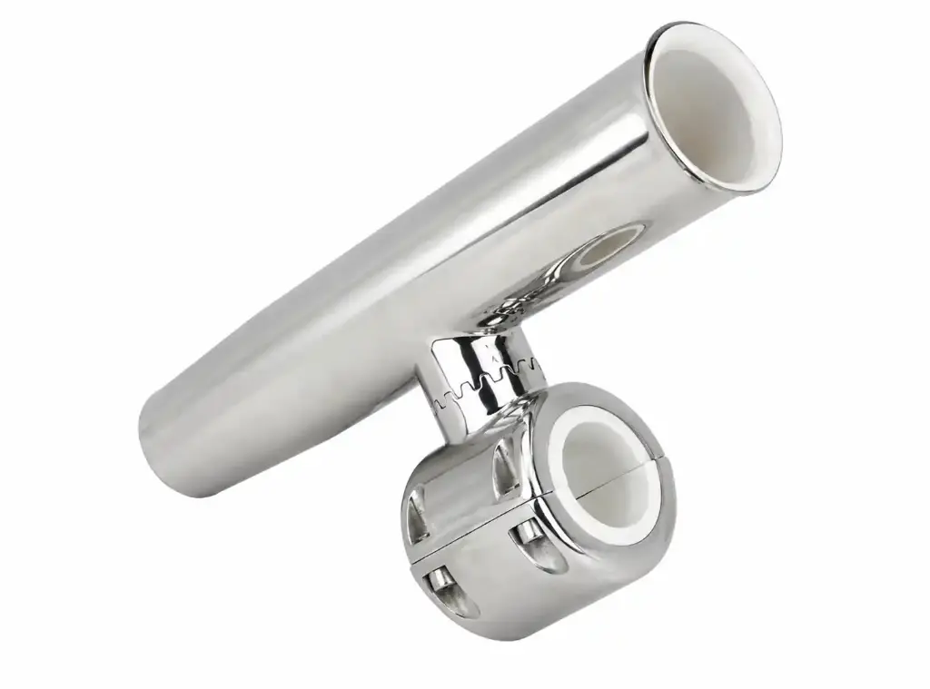 SS CLAMP ON FISHING ROD HOLDER 316 1-1/4"