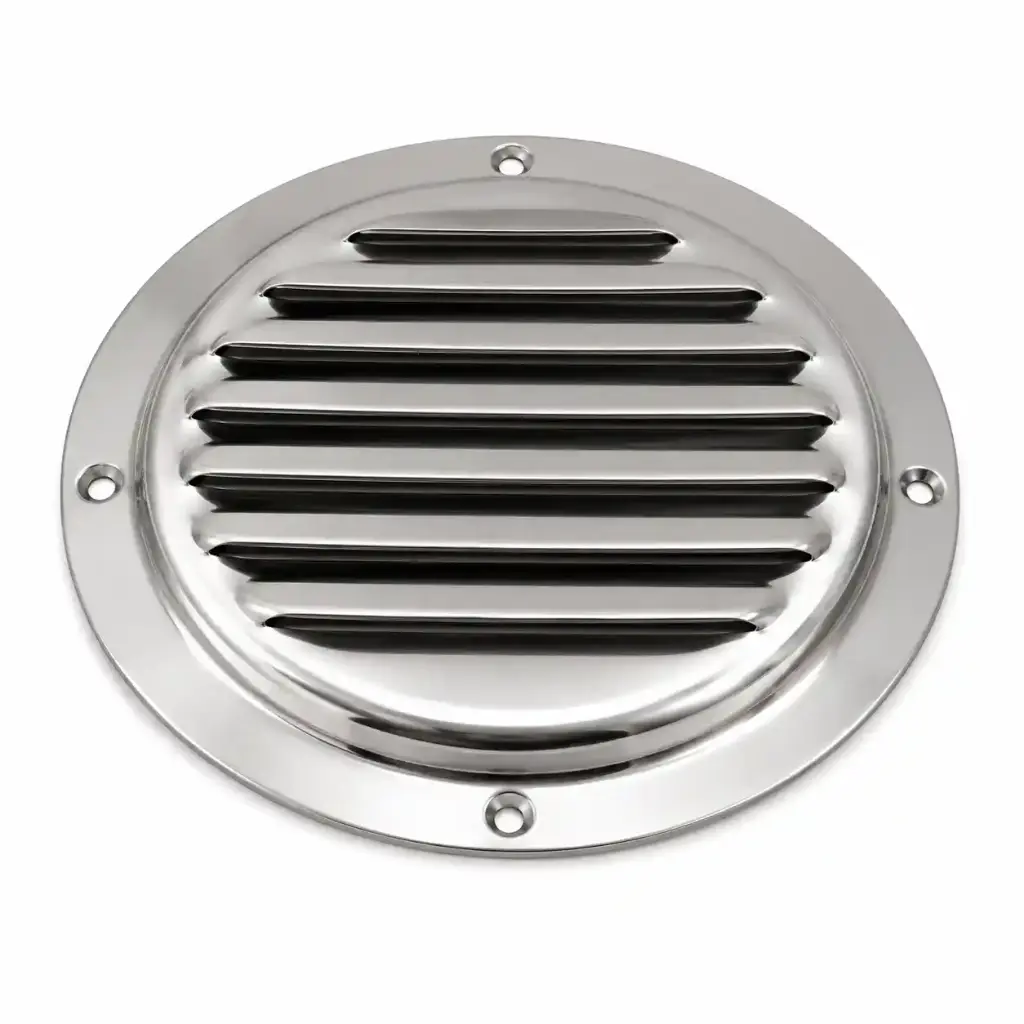 SS ROUND AIR VENT LOUVER VENT 5"
