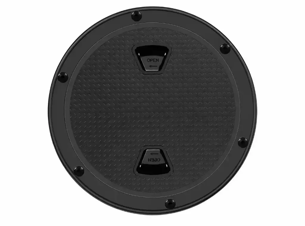 ABS PLASTIC DECK PLATE 6 INCH BLACK