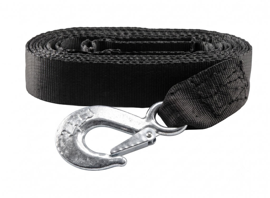 WINCH STRAP WITH HOOK 48MM X 6 METER