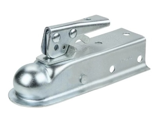[1BJY-TC-01Z] TRAILER COUPLER BALL SIZE : 1-7/8" CHANNEL SIZE : 2" CAPACITY : 2000LBS
