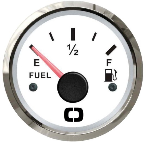[27.322.01] FUEL LEVEL GAUGE 240/33 ohm WHITE/GLOSSY