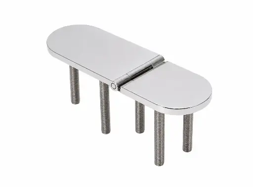 [LD010-12-02] SS CASTING HINGES 126X40MM 316