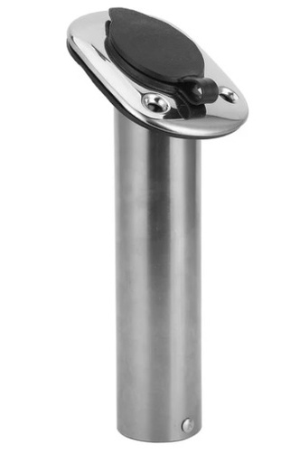 [LD016-01-02] SS HEAVY FLUSH MOUNT ROD HOLDER 30 DEG 316