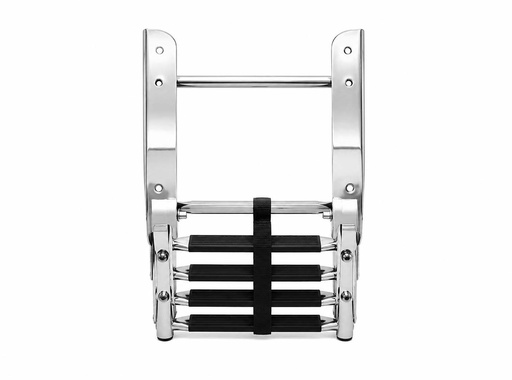[LD018-10-01] SS TELESCOPING LADDER WITH WIDER SPRING 3 STEP 316