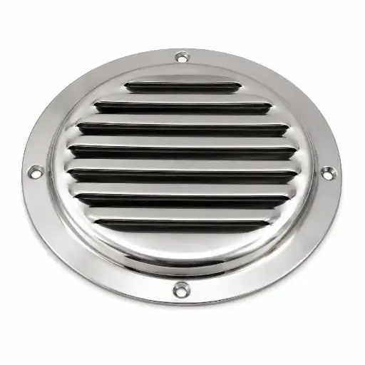 [LD021-04-01] SS ROUND AIR VENT LOUVER VENT 5"