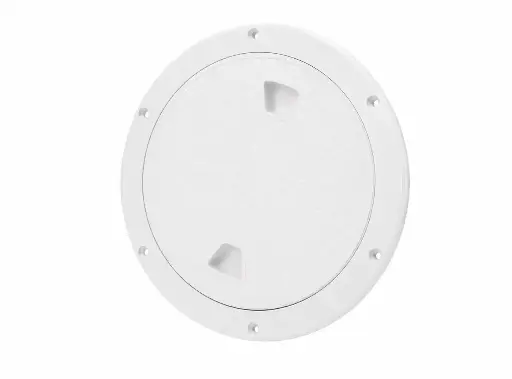 [LD021-05-01] ABS PLASTIC DECK PLATE 4 INCH WHITE